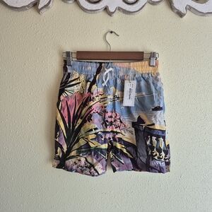 Kith Scenic Villa Thompson Camp Shorts Boys Large